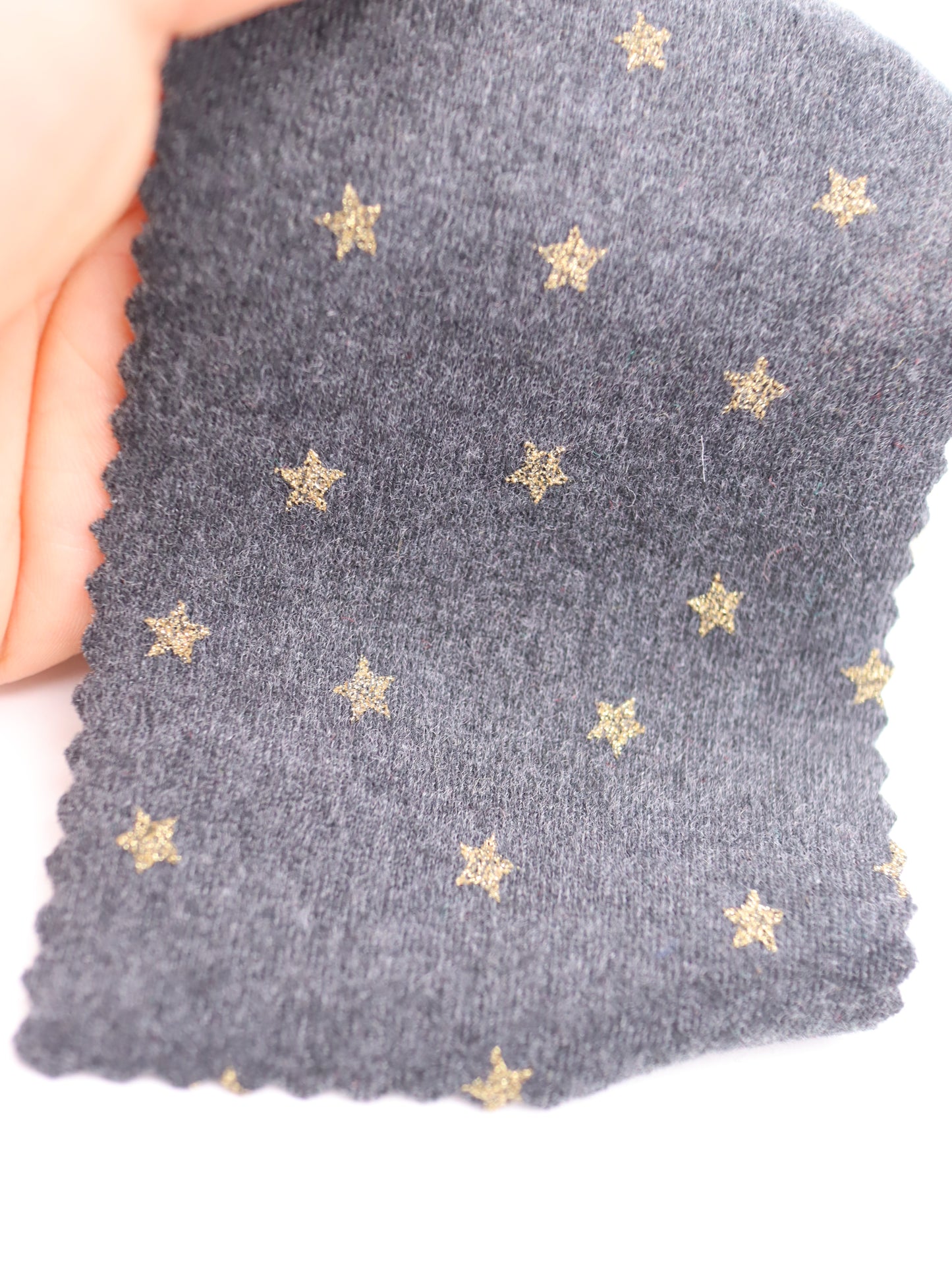 星ドット・ストレッチコットンフライス｜147cm広幅・綿95% PU5%｜高復元・高通気・多色展開｜レギンス・ドッグウェア・ベビー向け｜26SS-152【生地仕入れ代行卸】