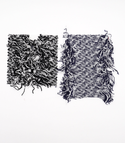 【25SS-062】フリンジジャガードツイード　/0.5ｙあたり=～1400円