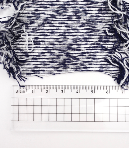 【25SS-062】フリンジジャガードツイード　/0.5ｙあたり=～1400円