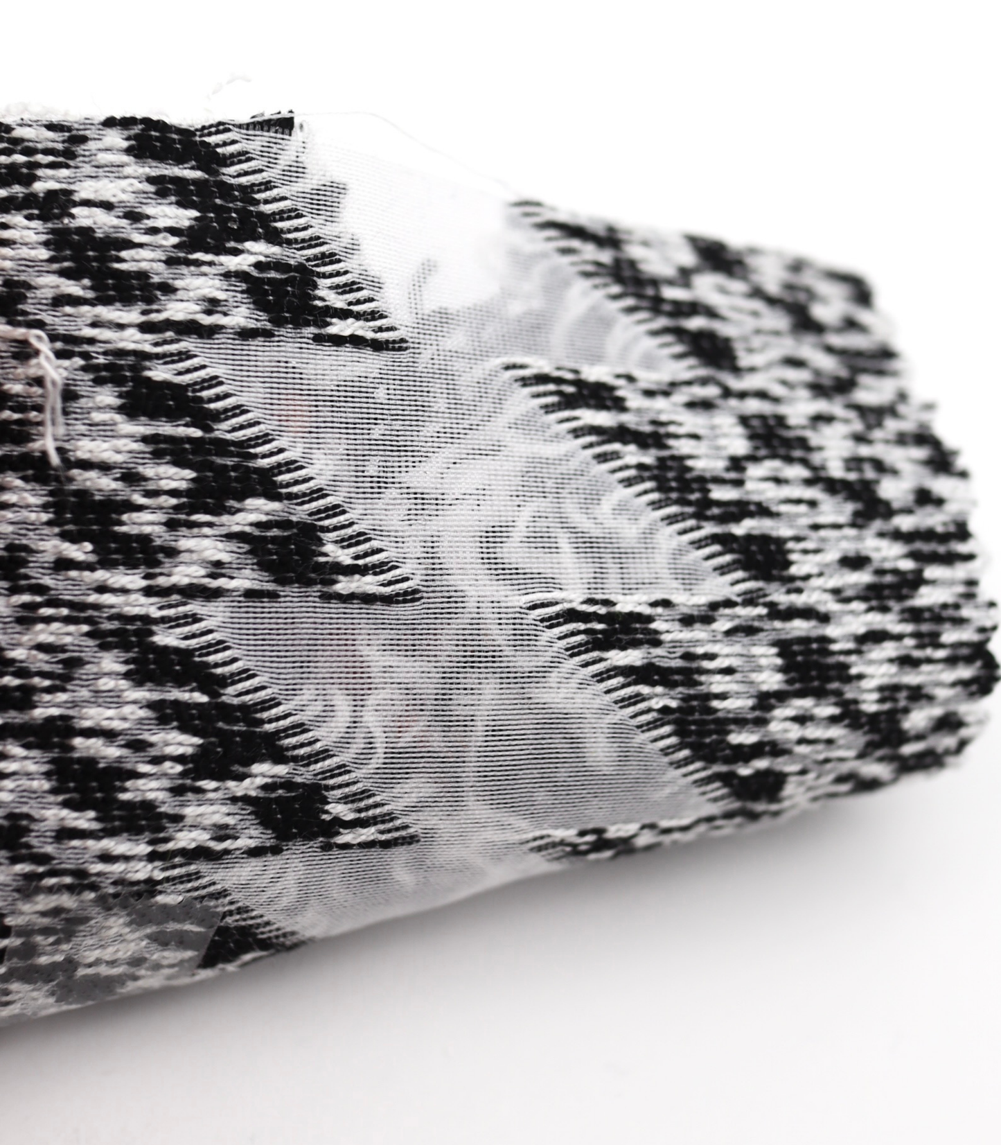 【25SS-062】フリンジジャガードツイード　/0.5ｙあたり=～1400円