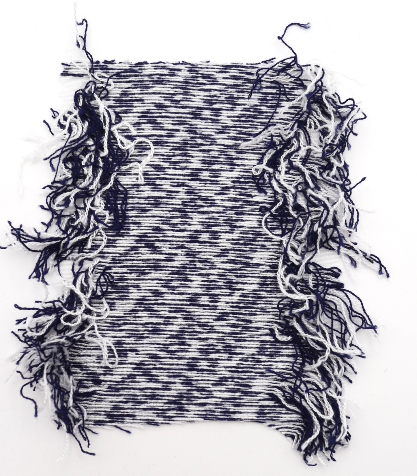 【25SS-062】フリンジジャガードツイード　/0.5ｙあたり=～1400円