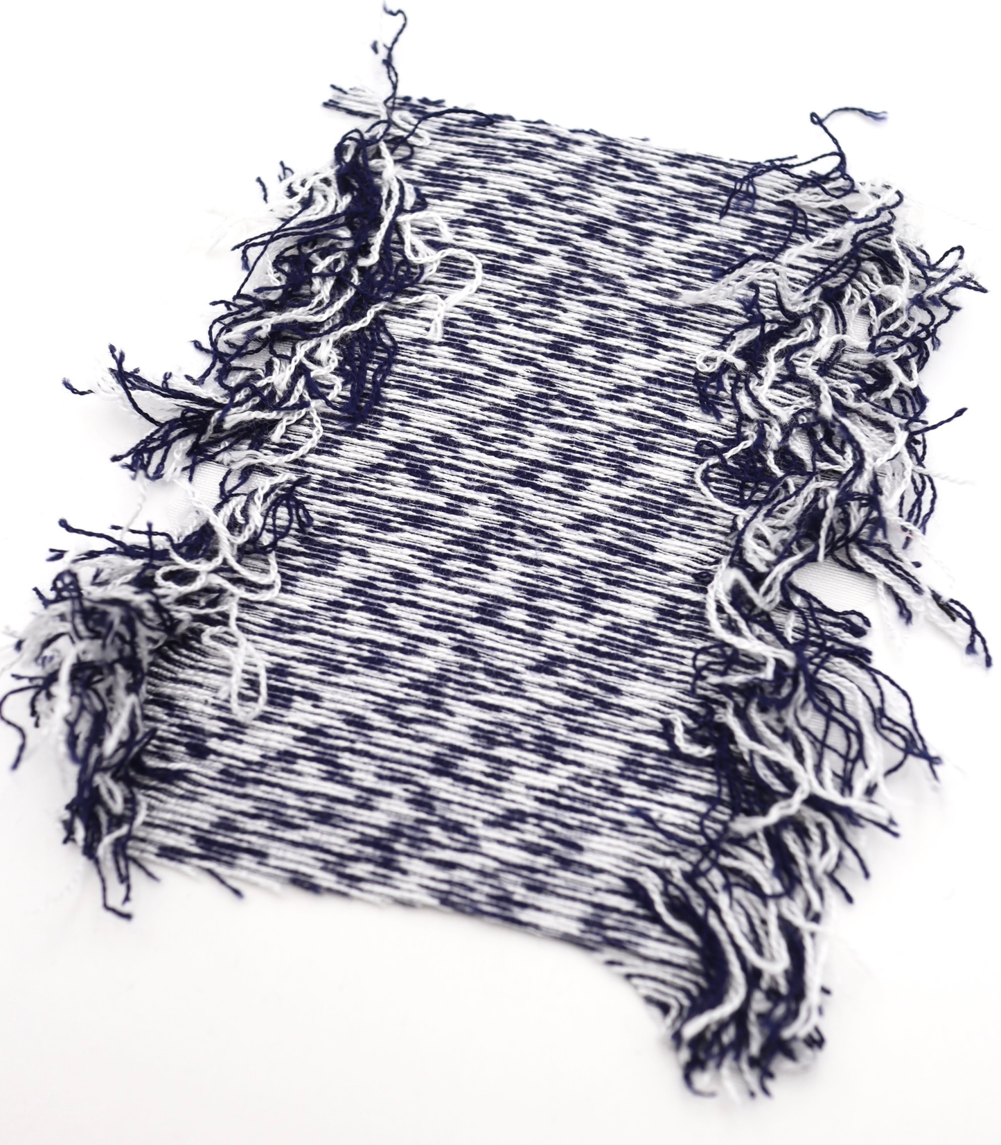 【25SS-062】フリンジジャガードツイード　/0.5ｙあたり=～1400円