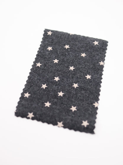 星ドット・ストレッチコットンフライス｜147cm広幅・綿95% PU5%｜高復元・高通気・多色展開｜レギンス・ドッグウェア・ベビー向け｜26SS-152【生地仕入れ代行卸】