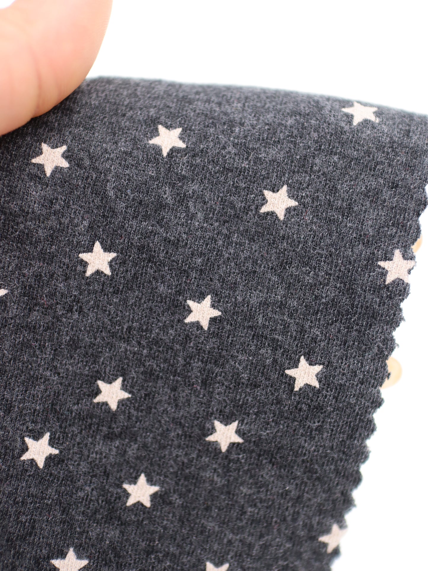 星ドット・ストレッチコットンフライス｜147cm広幅・綿95% PU5%｜高復元・高通気・多色展開｜レギンス・ドッグウェア・ベビー向け｜26SS-152【生地仕入れ代行卸】