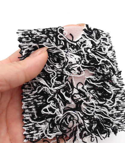 【25SS-062】フリンジジャガードツイード　/0.5ｙあたり=～1400円