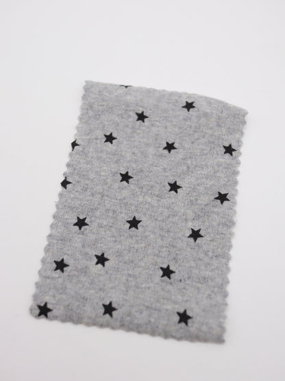 星ドット・ストレッチコットンフライス｜147cm広幅・綿95% PU5%｜高復元・高通気・多色展開｜レギンス・ドッグウェア・ベビー向け｜26SS-152【生地仕入れ代行卸】