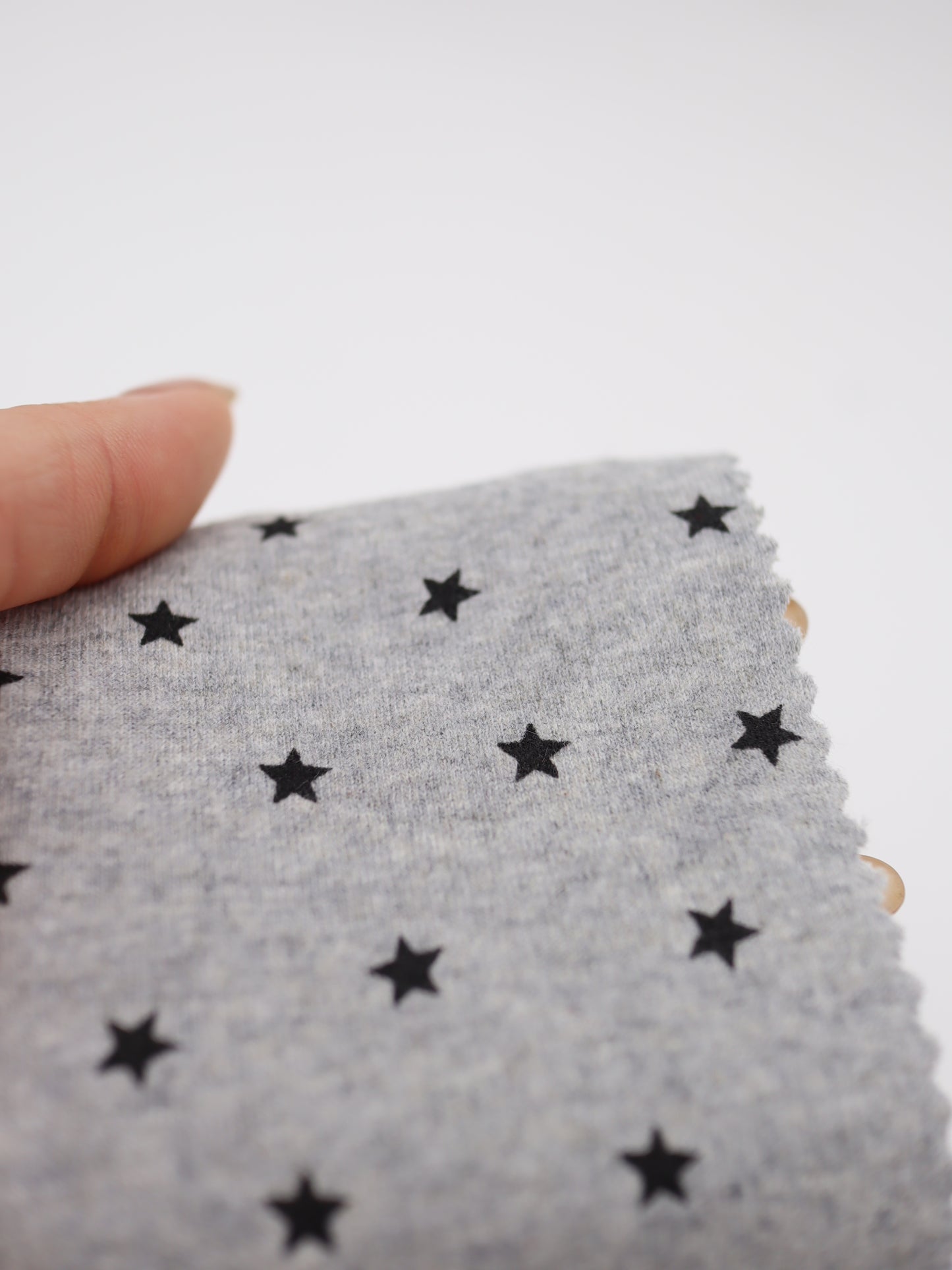 星ドット・ストレッチコットンフライス｜147cm広幅・綿95% PU5%｜高復元・高通気・多色展開｜レギンス・ドッグウェア・ベビー向け｜26SS-152【生地仕入れ代行卸】