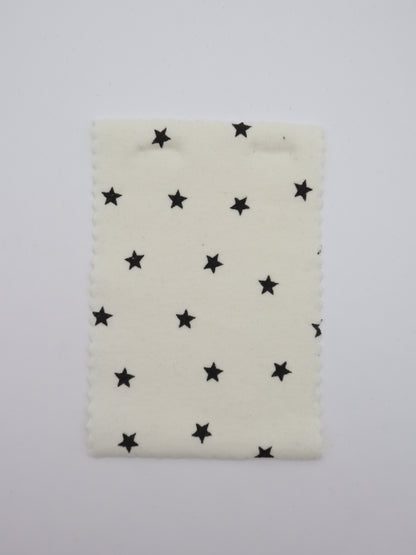 星ドット・ストレッチコットンフライス｜147cm広幅・綿95% PU5%｜高復元・高通気・多色展開｜レギンス・ドッグウェア・ベビー向け｜26SS-152【生地仕入れ代行卸】