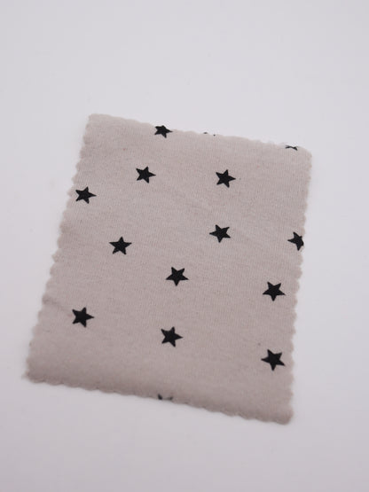 星ドット・ストレッチコットンフライス｜147cm広幅・綿95% PU5%｜高復元・高通気・多色展開｜レギンス・ドッグウェア・ベビー向け｜26SS-152【生地仕入れ代行卸】