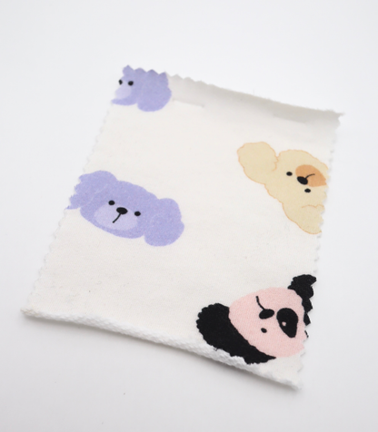 【25SS-401】わんたんズプリントミニ裏毛　/0.5ｙあたり=～1105円