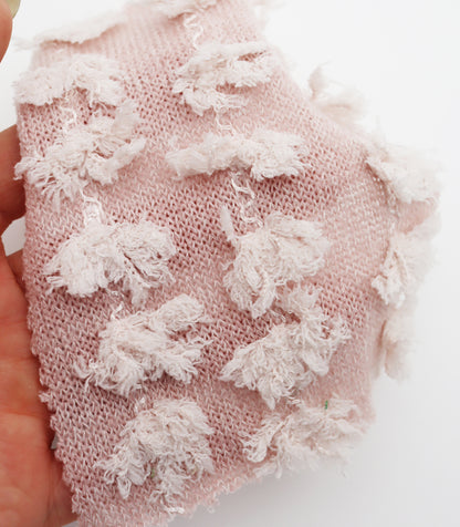 【25SS-303】フリンジストライプ天竺ニット　/0.5ｙあたり = ～1140円