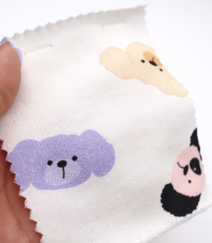 【25SS-401】わんたんズプリントミニ裏毛　/0.5ｙあたり=～1105円