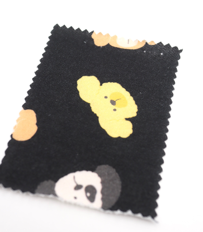 【25SS-401】わんたんズプリントミニ裏毛　/0.5ｙあたり=～1105円