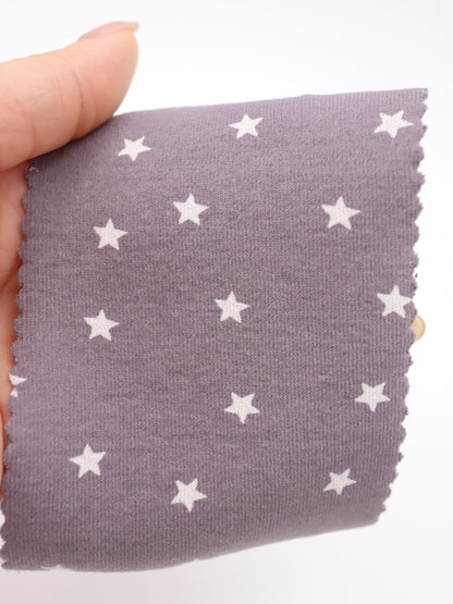 星ドット・ストレッチコットンフライス｜147cm広幅・綿95% PU5%｜高復元・高通気・多色展開｜レギンス・ドッグウェア・ベビー向け｜26SS-152【生地仕入れ代行卸】