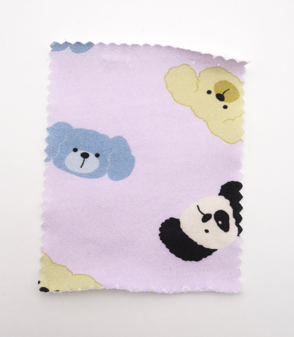 【25SS-401】わんたんズプリントミニ裏毛　/0.5ｙあたり=～1105円