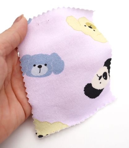 【25SS-401】わんたんズプリントミニ裏毛　/0.5ｙあたり=～1105円