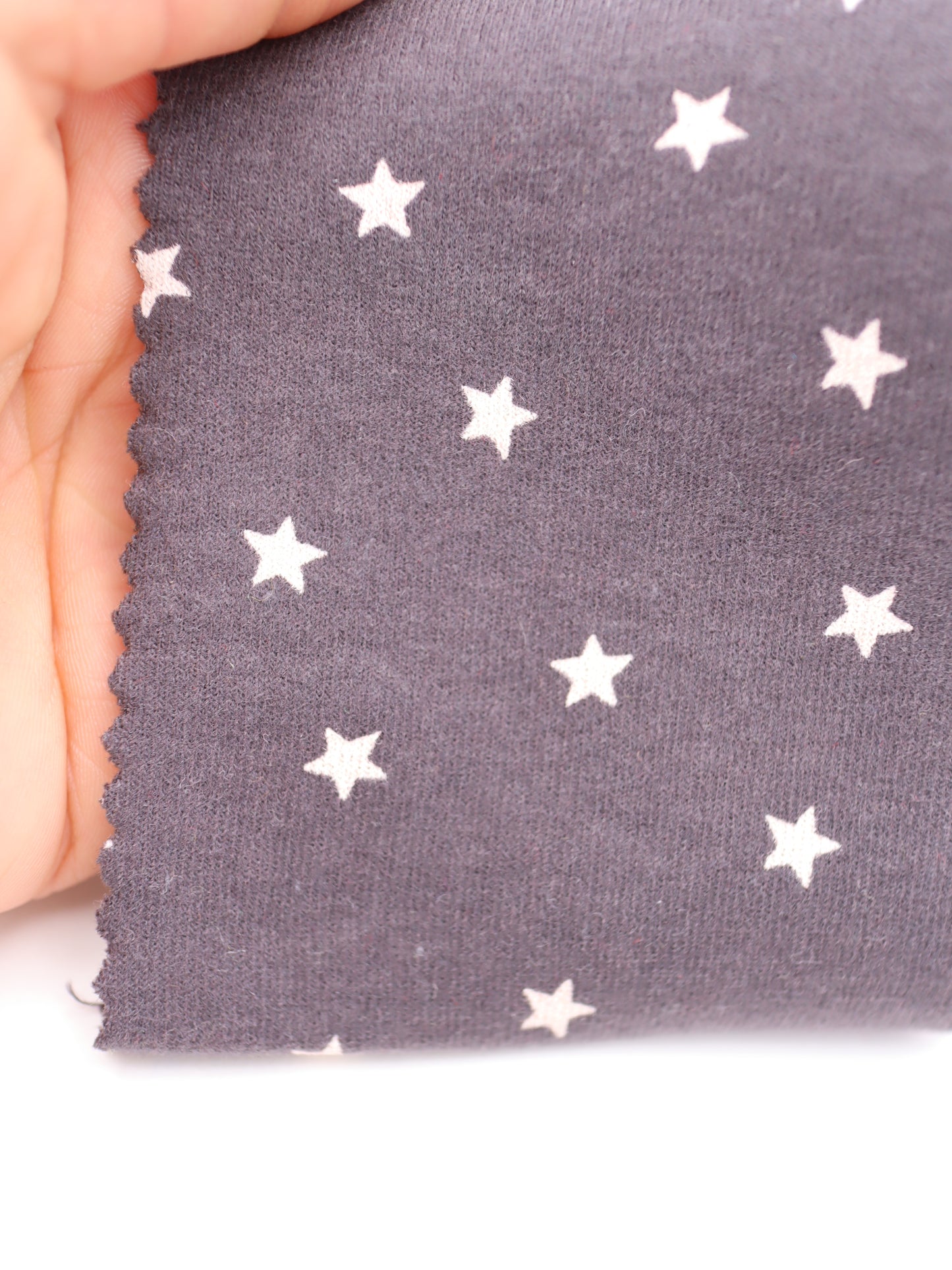 星ドット・ストレッチコットンフライス｜147cm広幅・綿95% PU5%｜高復元・高通気・多色展開｜レギンス・ドッグウェア・ベビー向け｜26SS-152【生地仕入れ代行卸】