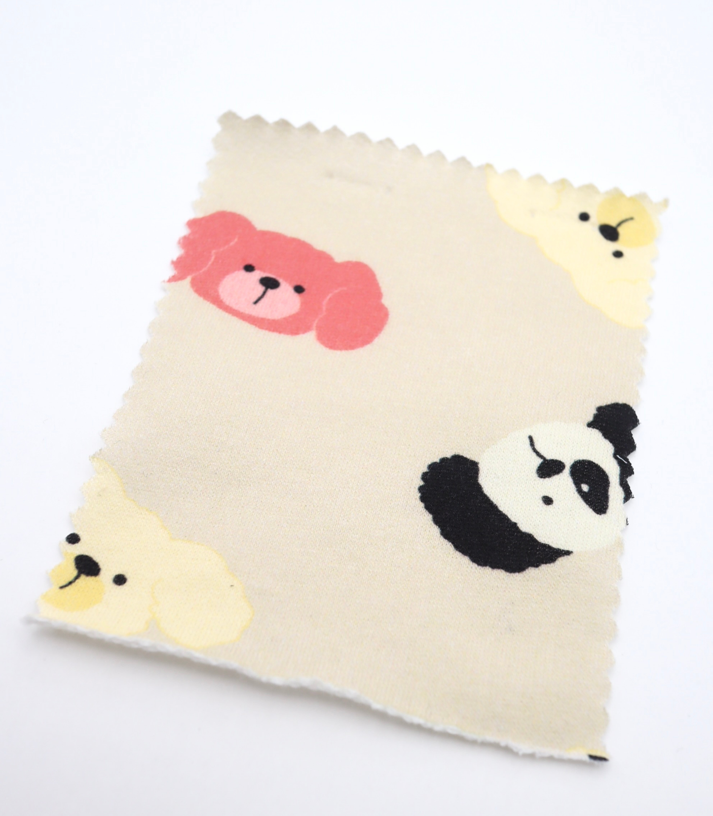 【25SS-401】わんたんズプリントミニ裏毛　/0.5ｙあたり=～1105円