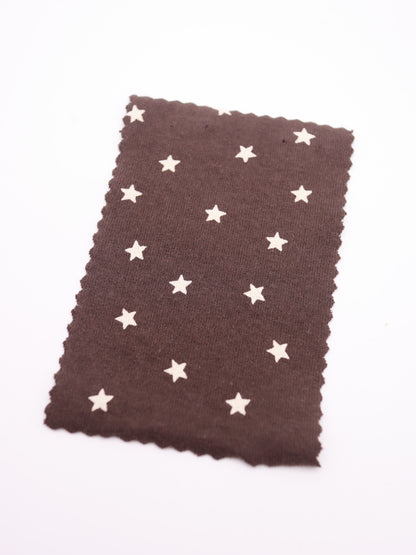 星ドット・ストレッチコットンフライス｜147cm広幅・綿95% PU5%｜高復元・高通気・多色展開｜レギンス・ドッグウェア・ベビー向け｜26SS-152【生地仕入れ代行卸】