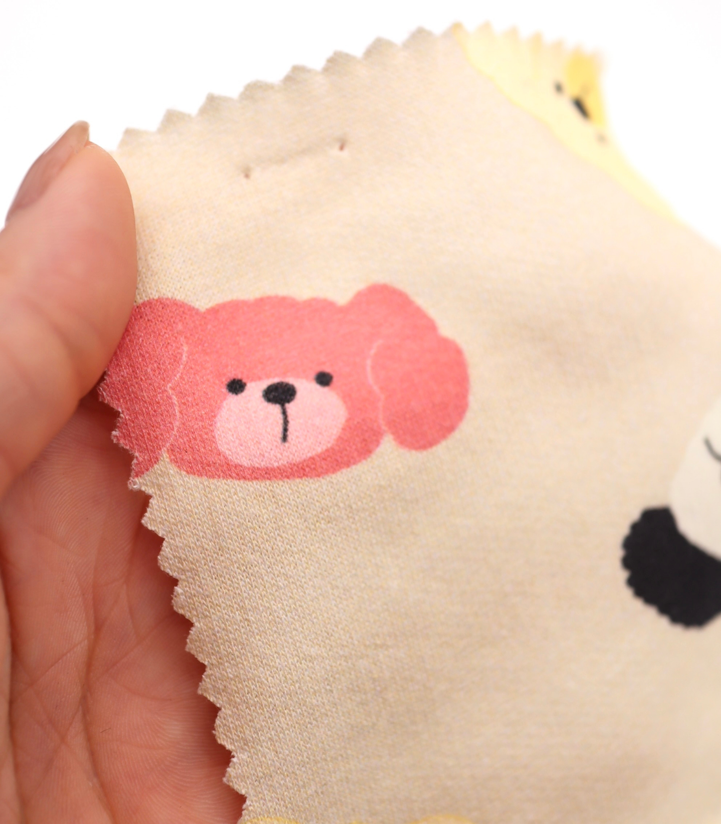 【25SS-401】わんたんズプリントミニ裏毛　/0.5ｙあたり=～1105円