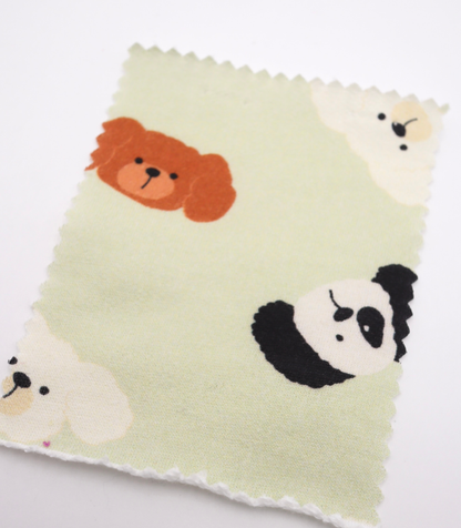 【25SS-401】わんたんズプリントミニ裏毛　/0.5ｙあたり=～1105円