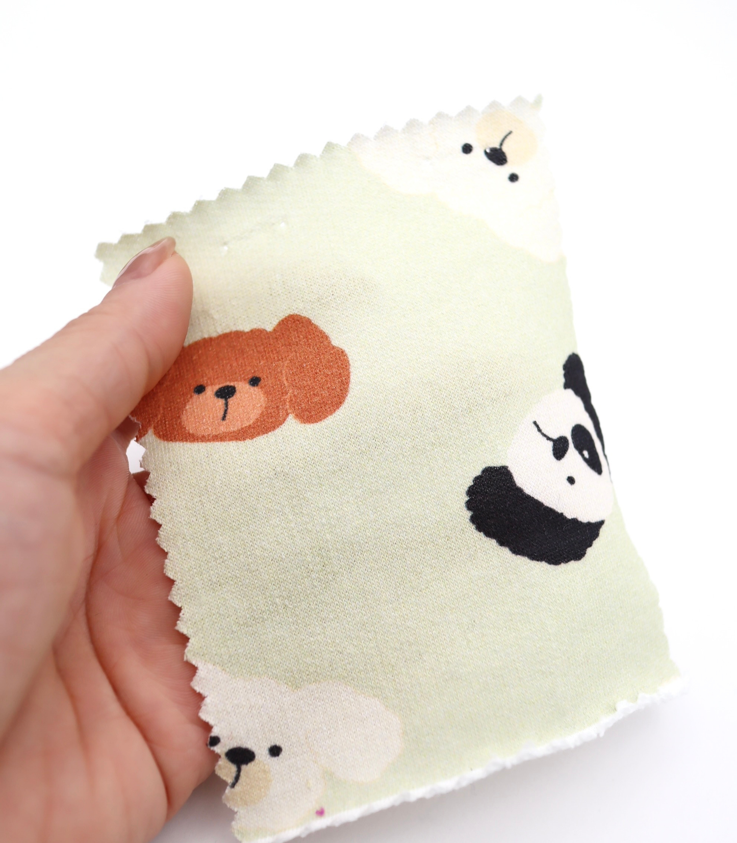 【25SS-401】わんたんズプリントミニ裏毛　/0.5ｙあたり=～1105円