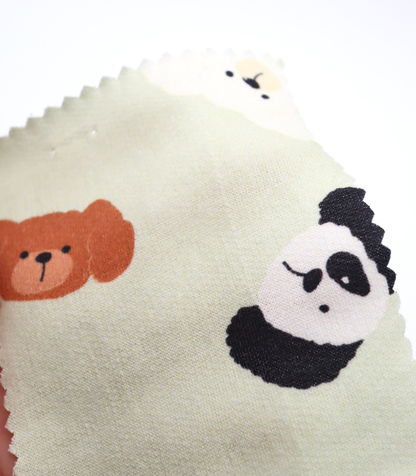 【25SS-401】わんたんズプリントミニ裏毛　/0.5ｙあたり=～1105円