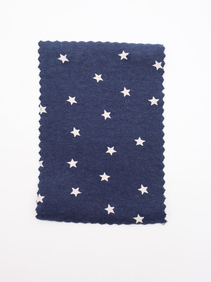星ドット・ストレッチコットンフライス｜147cm広幅・綿95% PU5%｜高復元・高通気・多色展開｜レギンス・ドッグウェア・ベビー向け｜26SS-152【生地仕入れ代行卸】