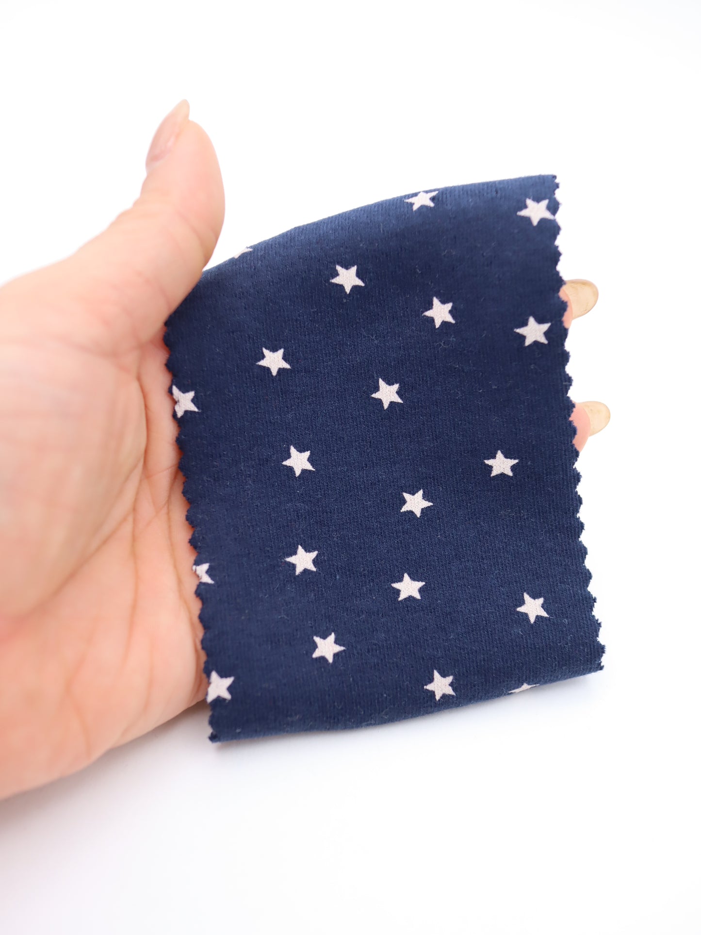 星ドット・ストレッチコットンフライス｜147cm広幅・綿95% PU5%｜高復元・高通気・多色展開｜レギンス・ドッグウェア・ベビー向け｜26SS-152【生地仕入れ代行卸】