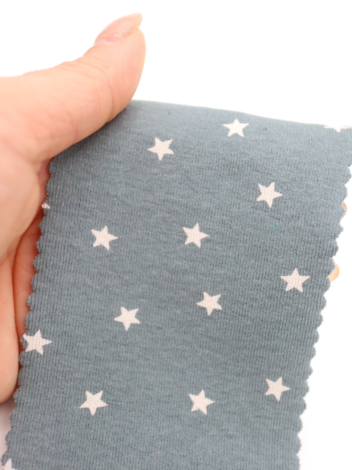 星ドット・ストレッチコットンフライス｜147cm広幅・綿95% PU5%｜高復元・高通気・多色展開｜レギンス・ドッグウェア・ベビー向け｜26SS-152【生地仕入れ代行卸】