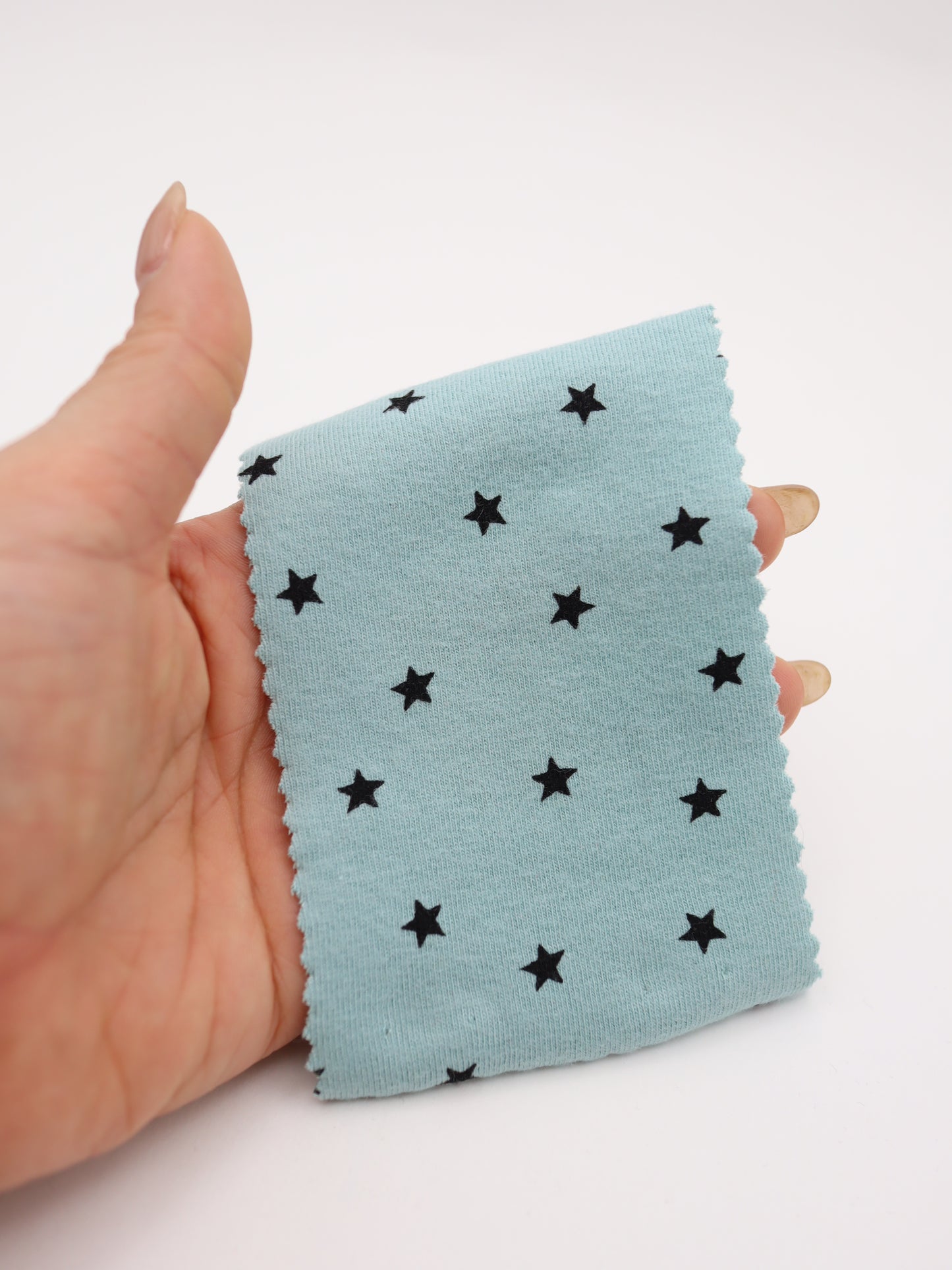 星ドット・ストレッチコットンフライス｜147cm広幅・綿95% PU5%｜高復元・高通気・多色展開｜レギンス・ドッグウェア・ベビー向け｜26SS-152【生地仕入れ代行卸】