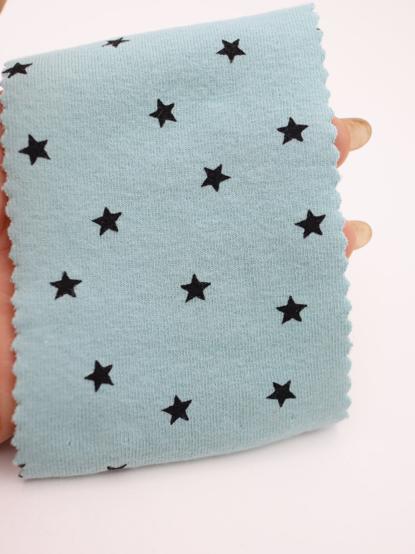星ドット・ストレッチコットンフライス｜147cm広幅・綿95% PU5%｜高復元・高通気・多色展開｜レギンス・ドッグウェア・ベビー向け｜26SS-152【生地仕入れ代行卸】
