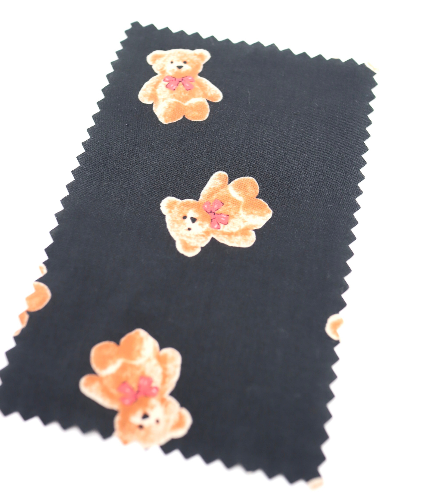 【25SS-428】リボン付きくまさんプリント綿ローン　/0.5ｙあたり=～770円