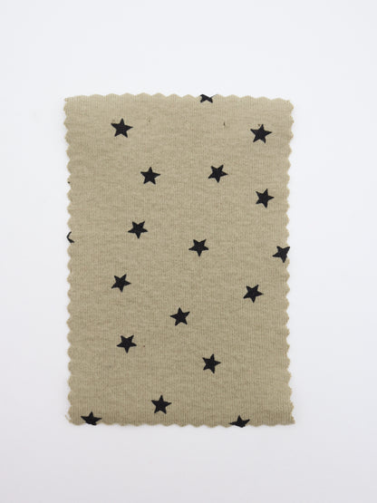 星ドット・ストレッチコットンフライス｜147cm広幅・綿95% PU5%｜高復元・高通気・多色展開｜レギンス・ドッグウェア・ベビー向け｜26SS-152【生地仕入れ代行卸】