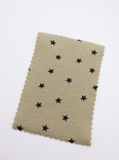 星ドット・ストレッチコットンフライス｜147cm広幅・綿95% PU5%｜高復元・高通気・多色展開｜レギンス・ドッグウェア・ベビー向け｜26SS-152【生地仕入れ代行卸】
