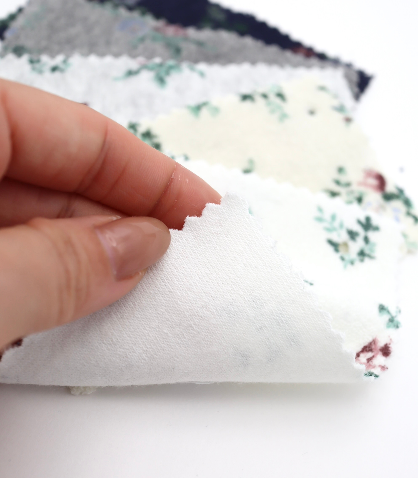 【25SS-418】花柄プリントパイル　/0.5ｙあたり=～1140円