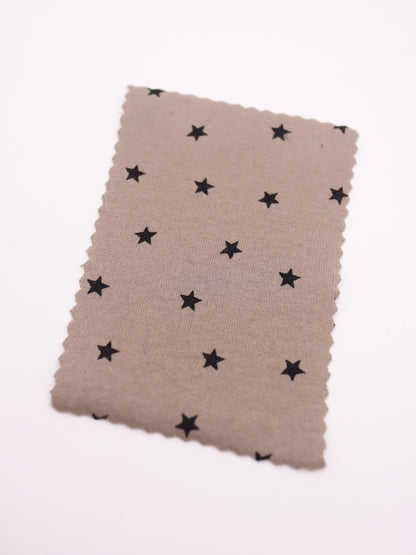 星ドット・ストレッチコットンフライス｜147cm広幅・綿95% PU5%｜高復元・高通気・多色展開｜レギンス・ドッグウェア・ベビー向け｜26SS-152【生地仕入れ代行卸】