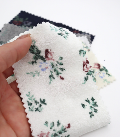 【25SS-418】花柄プリントパイル　/0.5ｙあたり=～1140円