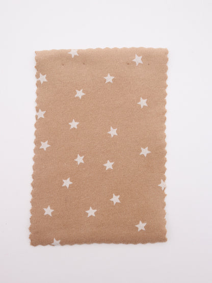 星ドット・ストレッチコットンフライス｜147cm広幅・綿95% PU5%｜高復元・高通気・多色展開｜レギンス・ドッグウェア・ベビー向け｜26SS-152【生地仕入れ代行卸】