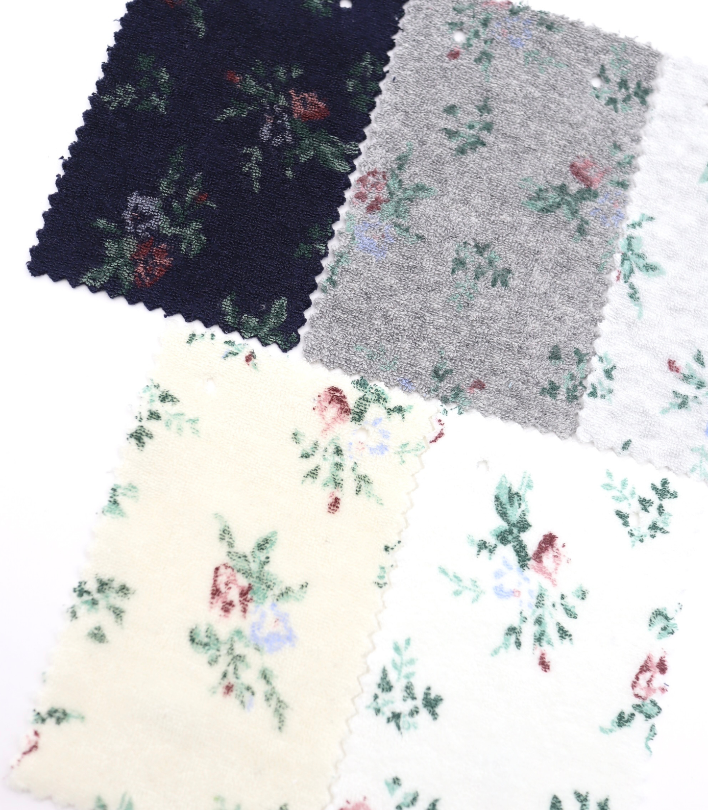 【25SS-418】花柄プリントパイル　/0.5ｙあたり=～1140円