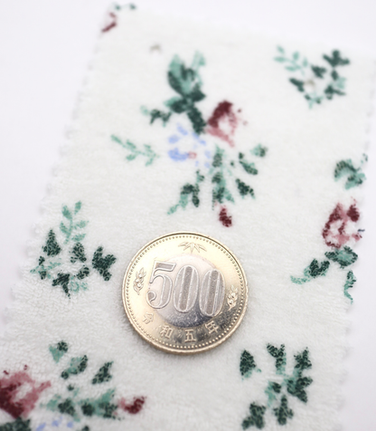 【25SS-418】花柄プリントパイル　/0.5ｙあたり=～1140円