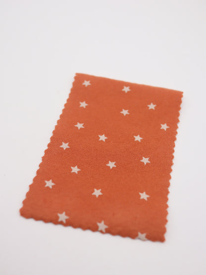 星ドット・ストレッチコットンフライス｜147cm広幅・綿95% PU5%｜高復元・高通気・多色展開｜レギンス・ドッグウェア・ベビー向け｜26SS-152【生地仕入れ代行卸】
