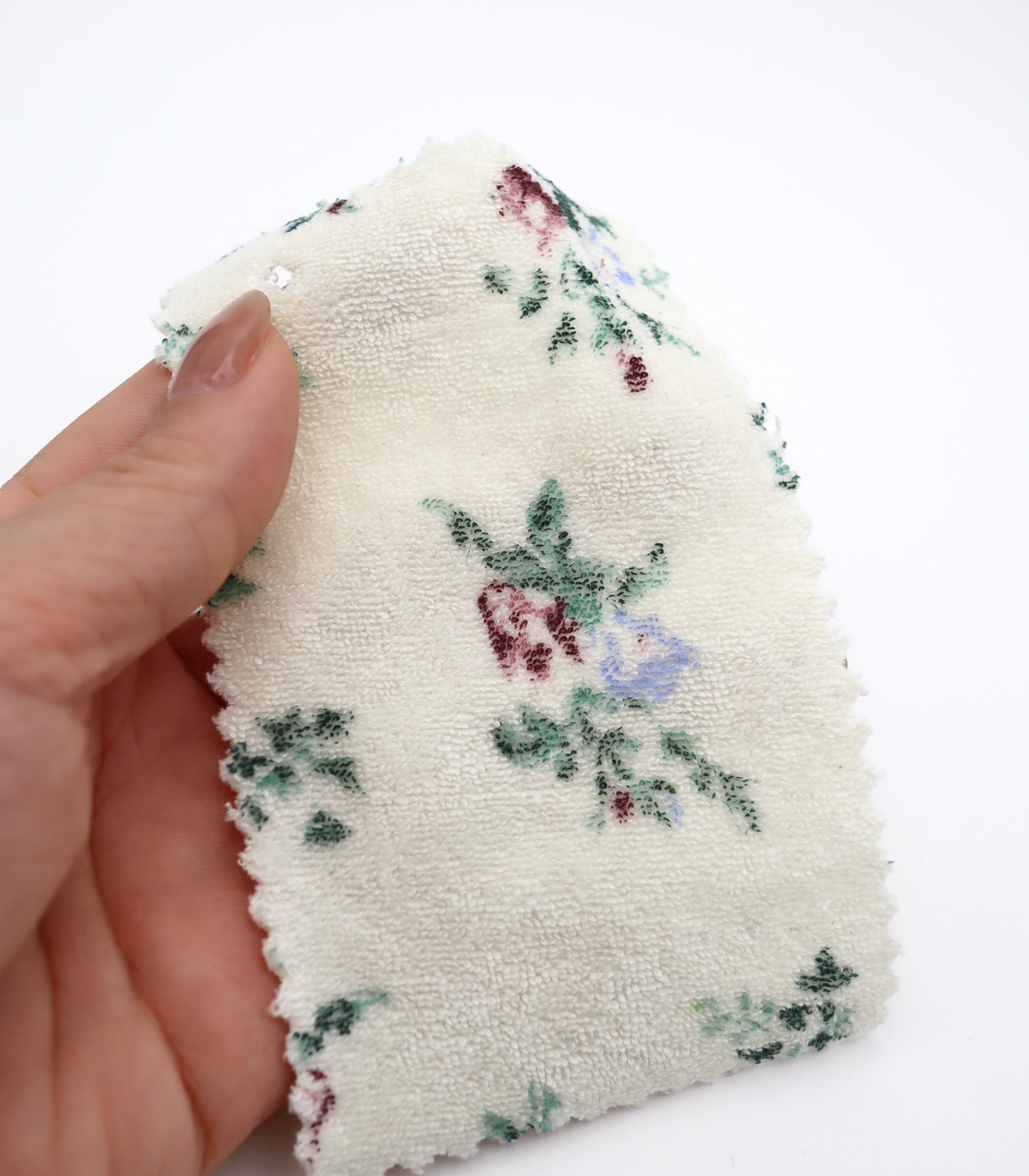 【25SS-418】花柄プリントパイル　/0.5ｙあたり=～1140円