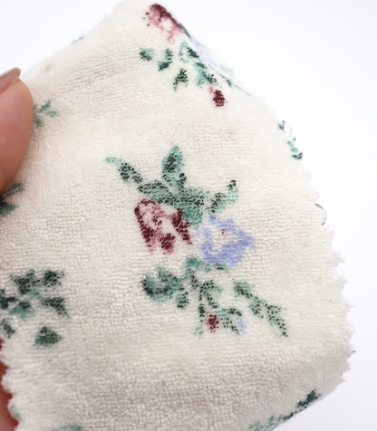 【25SS-418】花柄プリントパイル　/0.5ｙあたり=～1140円