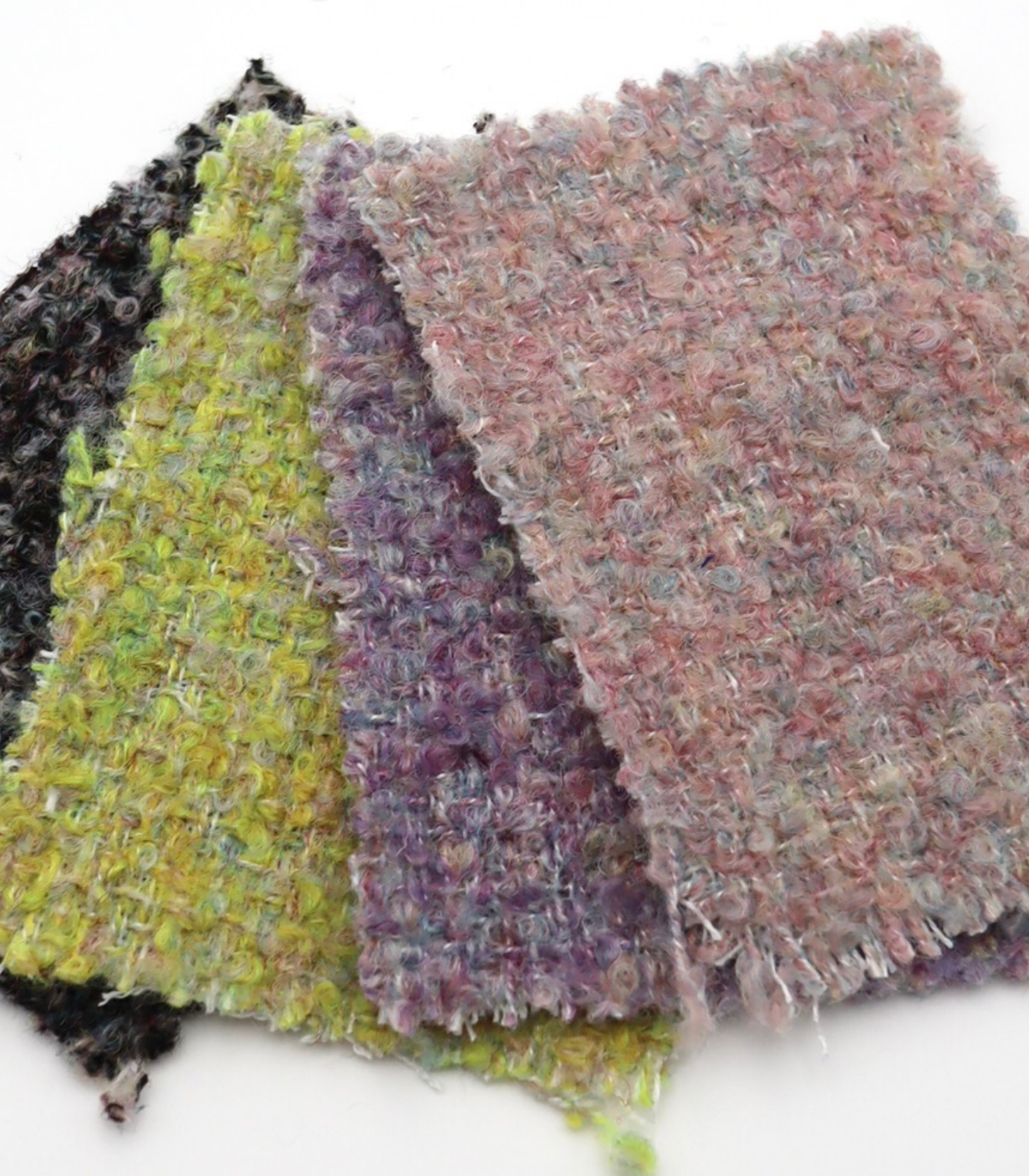 【25SS-153】起毛ループヤーンミックスツイード　/0.5ｙあたり = ～1200円