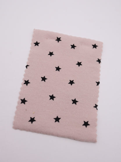 星ドット・ストレッチコットンフライス｜147cm広幅・綿95% PU5%｜高復元・高通気・多色展開｜レギンス・ドッグウェア・ベビー向け｜26SS-152【生地仕入れ代行卸】