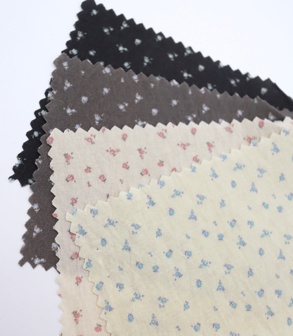 【25SS-419】小花柄プリントタフタワッシャー　/0.5ｙあたり=～850円