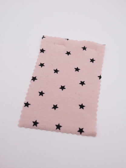 星ドット・ストレッチコットンフライス｜147cm広幅・綿95% PU5%｜高復元・高通気・多色展開｜レギンス・ドッグウェア・ベビー向け｜26SS-152【生地仕入れ代行卸】