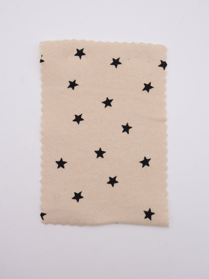 星ドット・ストレッチコットンフライス｜147cm広幅・綿95% PU5%｜高復元・高通気・多色展開｜レギンス・ドッグウェア・ベビー向け｜26SS-152【生地仕入れ代行卸】