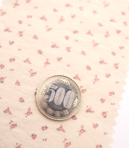 【25SS-419】小花柄プリントタフタワッシャー　/0.5ｙあたり=～850円